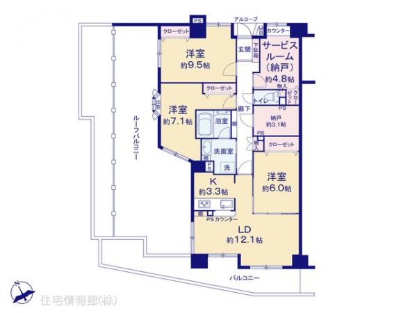 中古マンション 東京都立川市高松町２丁目27-23 JR中央線立川駅 7,380万円