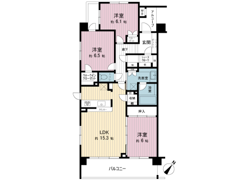 中古マンション 福生市志茂 JR青梅線福生駅 3,499万円