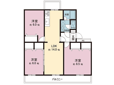中古マンション 横須賀市グリーンハイツ 京急久里浜線京急長沢駅 1,790万円
