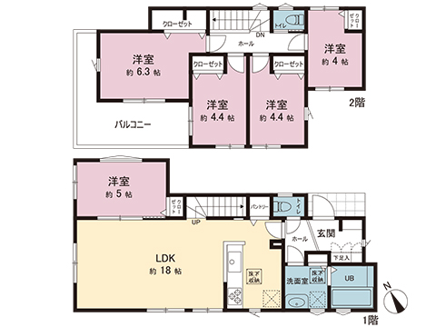 新築戸建 横浜市金沢区釜利谷東７丁目 京急本線金沢文庫駅 5,480万円