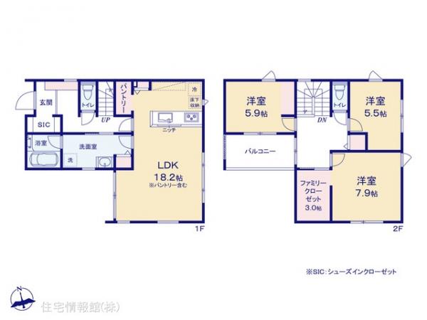 新築戸建 千葉県船橋市坪井東１丁目708-113 東葉高速鉄道船橋日大前駅 5,480万円