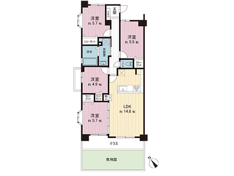 中古マンション 川越市岸町２丁目 JR川越線川越駅 2,290万円