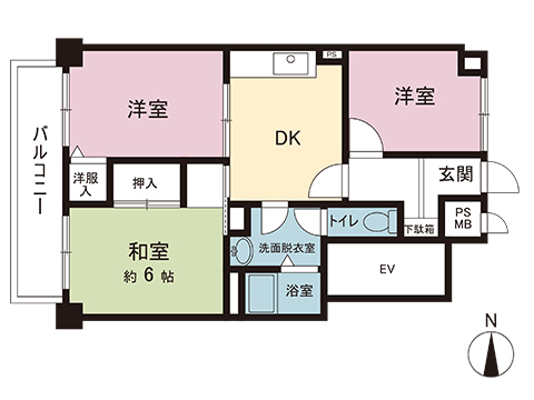 中古マンション 川越市三久保町 西武新宿線本川越駅 1,380万円