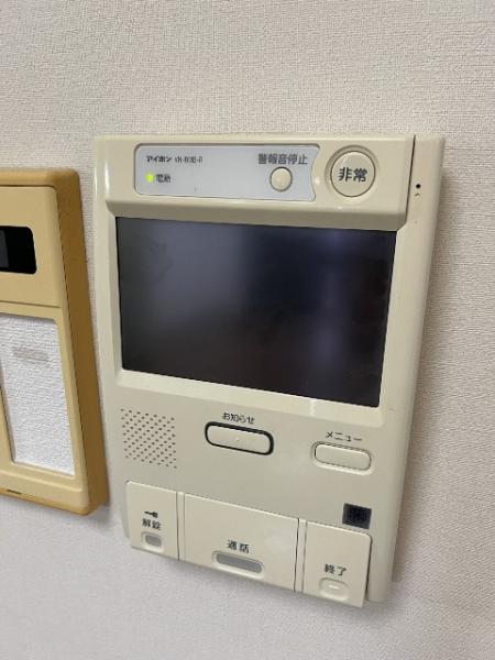 キャッスルマンション川越C号棟 TVモニター付きインターフォン