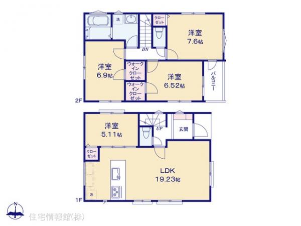 新築戸建 埼玉県川口市並木１丁目5-41 JR京浜東北線西川口駅 6,780万円