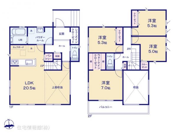 新築戸建 神奈川県横浜市金沢区西柴１丁目17-12 京急本線能見台駅 6,490万円