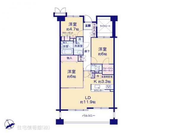 中古マンション 神奈川県横浜市港南区日野３丁目10-1 横浜市営地下鉄ブルーライン上永谷駅 4,299万円