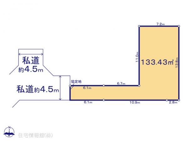 土地 神奈川県横浜市港北区新吉田東５丁目45-27 東急東横線綱島駅 5,260万円
