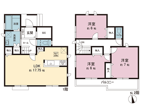 新築戸建 宇都宮市緑２丁目 JR東北本線 (宇都宮線）宇都宮駅 2,690万円