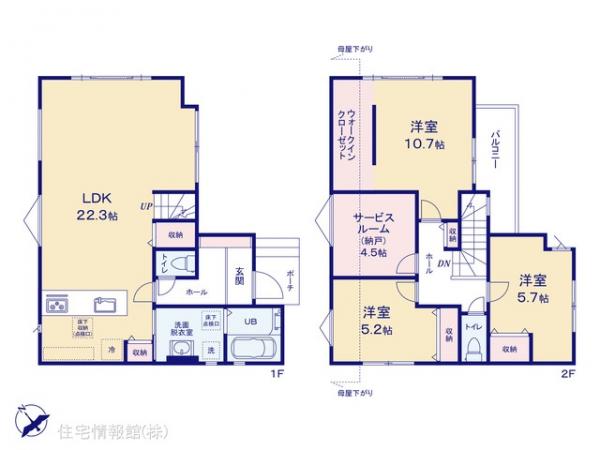 新築戸建 千葉県船橋市高根台６丁目29-12 京成松戸線高根木戸駅 4,599万円