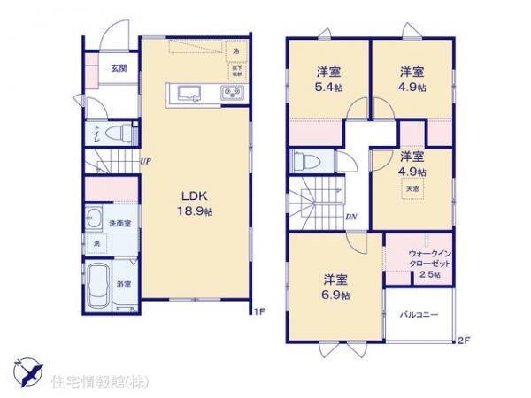 新築戸建 千葉県千葉市美浜区高洲１丁目2-14 JR京葉線稲毛海岸駅 5,680万円