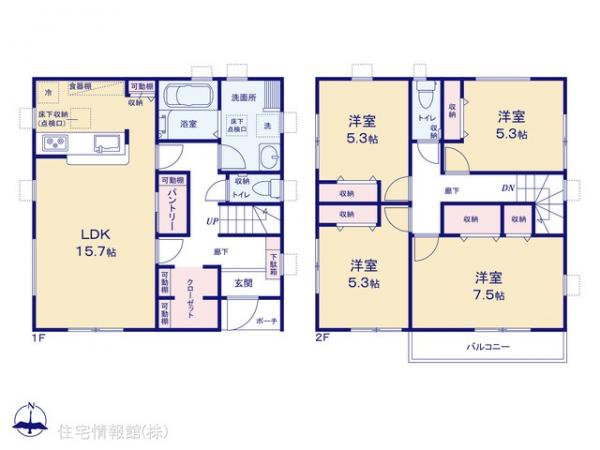新築戸建 埼玉県さいたま市岩槻区大字金重191-3 東武野田線岩槻駅 2,780万円