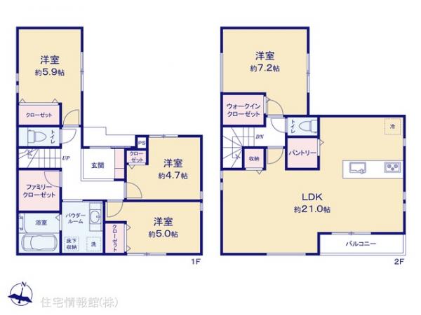 新築戸建 東京都足立区千住元町27 千代田線北千住駅 9,980万円