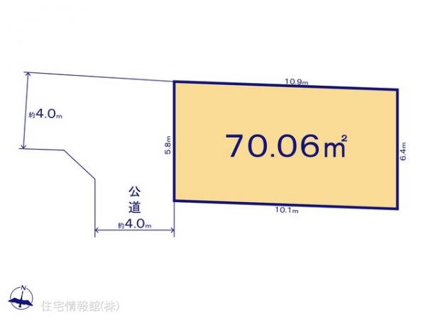 土地 東京都国分寺市本町４丁目2874-16 JR中央線国分寺駅 7,248万円