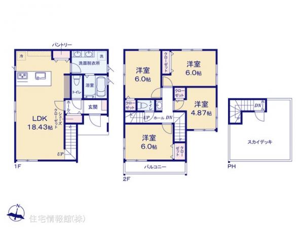 新築戸建 埼玉県さいたま市見沼区大字蓮沼1677-16 東武野田線七里駅 4,180万円