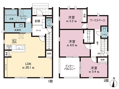 新築戸建 春日部市藤塚 東武野田線藤の牛島駅 3,490万円