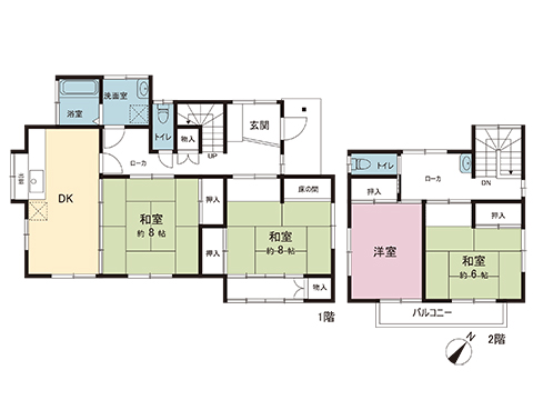 中古戸建 鶴ヶ島市松ヶ丘５丁目 東武東上線鶴ヶ島駅 2,100万円