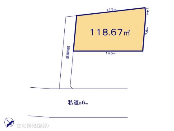 土地 埼玉県さいたま市西区大字佐知川1341 JR京浜東北線大宮駅 2,129万円