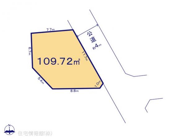 土地 東京都練馬区大泉学園町１丁目31-14 西武池袋線大泉学園駅 5,480万円