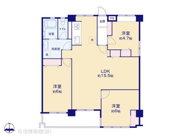 中古マンション 神奈川県横浜市港南区野庭町634-2 横浜市営地下鉄ブルーライン上永谷駅 2,490万円