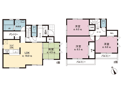 新築戸建 あきる野市引田 JR五日市線武蔵引田駅 3,580万円