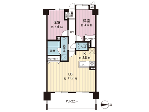 中古マンション 川越市岸町２丁目 JR川越線川越駅 1,890万円