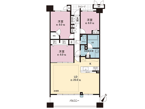 中古マンション 横浜市青葉区美しが丘西３丁目 東急田園都市線たまプラーザ駅 6,099万円