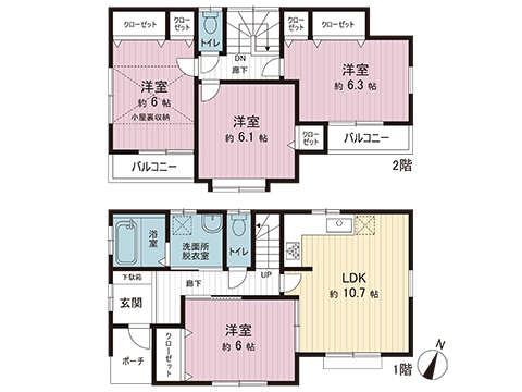 中古戸建 横浜市金沢区六浦南２丁目 京急逗子線六浦駅 3,499万円