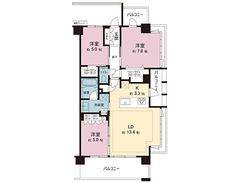 中古マンション 西東京市東町２丁目 西武池袋線保谷駅 7,580万円