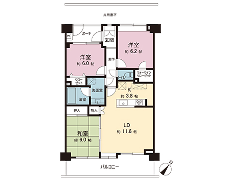 中古マンション 稲城市大丸 京王相模原線稲城駅 4,498万円