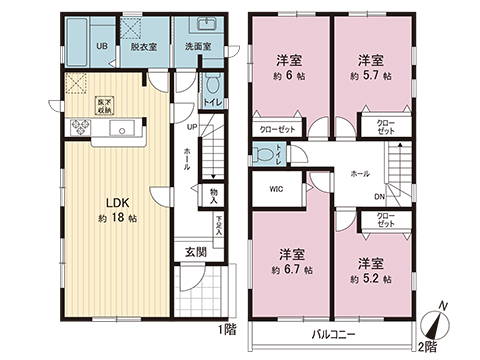 新築戸建 我孫子市布佐 JR成田線布佐駅 2,580万円