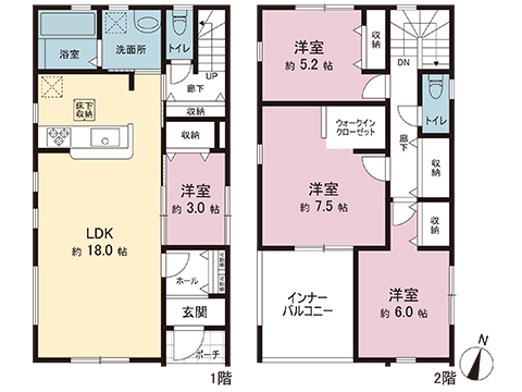 新築戸建 春日部市牛島 東武野田線藤の牛島駅 3,280万円