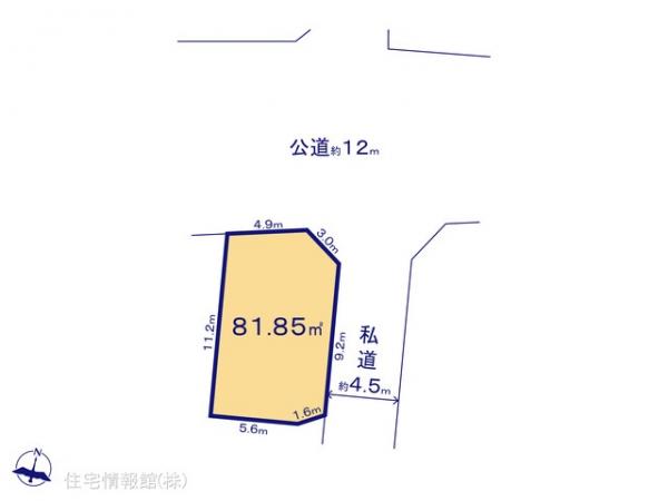 土地 東京都世田谷区上祖師谷６丁目14 京王線千歳烏山駅 8,590万円