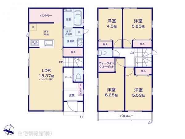 新築戸建 千葉県船橋市松が丘２丁目746-31 京成松戸線高根公団駅 3,190万円