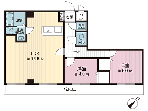 中古マンション 横浜市青葉区千草台 東急田園都市線藤が丘駅 2,480万円