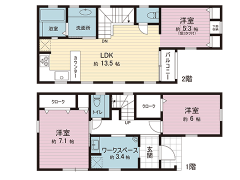 中古戸建 川越市大字笠幡 JR川越線笠幡駅 2,100万円