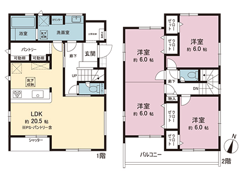 新築戸建 千葉市若葉区千城台南１丁目 千葉都市モノレール千城台駅 3,699万円