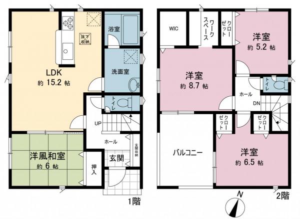 新築戸建 四街道市内黒田 JR総武本線四街道駅 2,588万円
