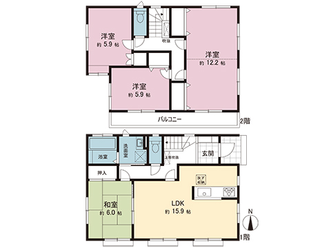 中古戸建 千葉県柏市若柴 つくばエクスプレス柏の葉キャンパス駅 4,380万円