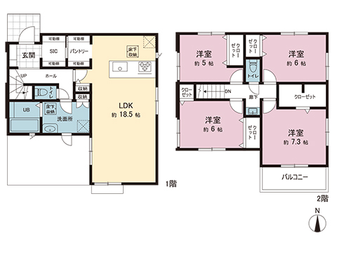 新築戸建 横浜市金沢区釜利谷西３丁目 京急本線金沢文庫駅 5,980万円