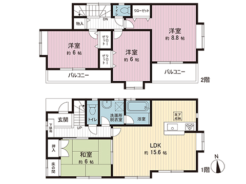 中古戸建 青梅市新町７丁目 JR青梅線小作駅 2,799万円