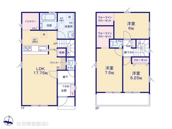 新築戸建 埼玉県春日部市栄町２丁目41 東武野田線八木崎駅 3,380万円