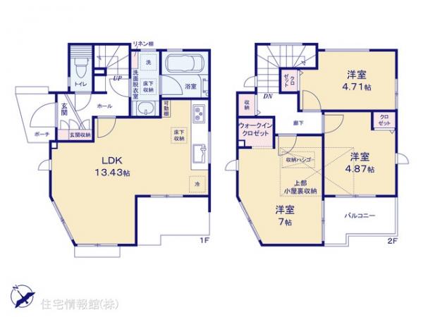 新築戸建 神奈川県横浜市泉区下和泉２丁目 横浜市営地下鉄ブルーライン下飯田駅 3,980万円