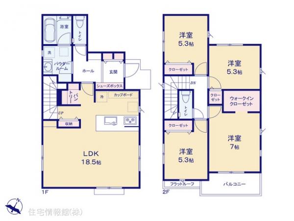 新築戸建 東京都町田市金井１丁目6 小田急線玉川学園前駅 5,280万円