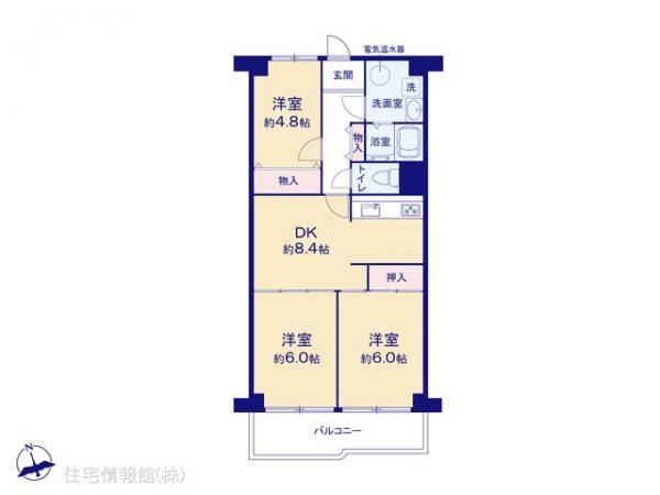 中古マンション 東京都八王子市北野町584-1 京王高尾線北野駅 1,690万円