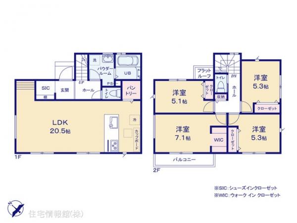 新築戸建 神奈川県横浜市港南区日野中央２丁目1931-39 JR根岸線洋光台駅 5,490万円