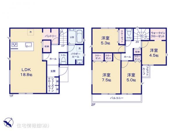 新築戸建 神奈川県横浜市鶴見区駒岡１丁目2 東急東横線大倉山駅 5,590万円