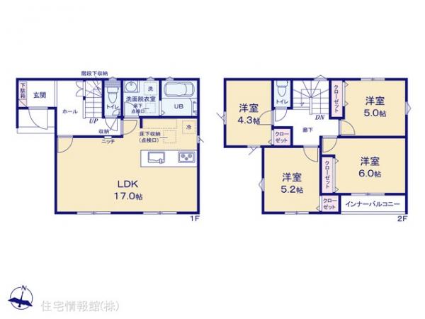 新築戸建 埼玉県草加市清門２丁目59-2 東武伊勢崎線新田駅 3,890万円
