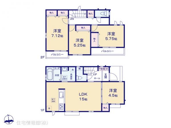 新築戸建 東京都小金井市貫井南町４丁目13 JR中央線国分寺駅 5,990万円