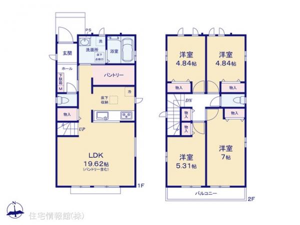 新築戸建 東京都小金井市貫井南町４丁目13 JR中央線国分寺駅 6,490万円